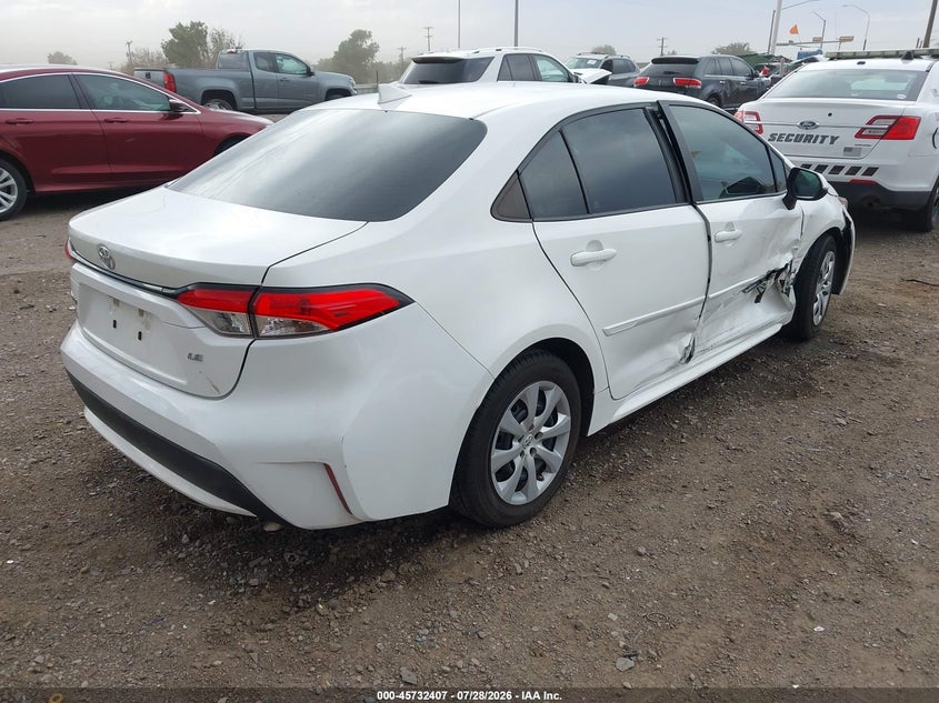 Vin: 5yfepmae4mp258388, lot: 46231106, toyota corolla le 20214