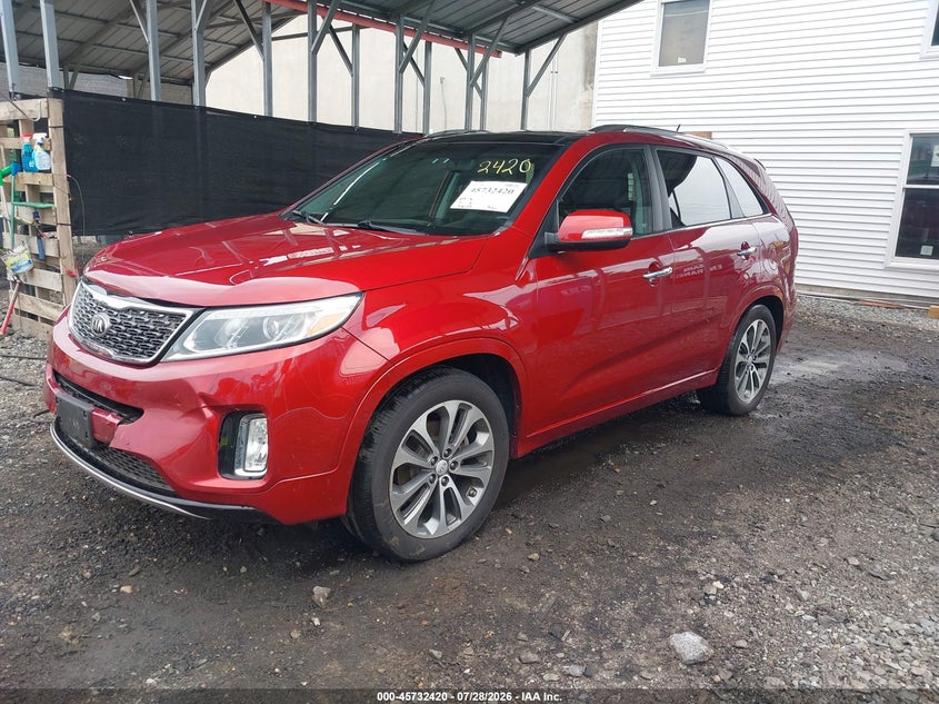 Vin: 5xykw4a71fg638609, lot: 46231119, kia sorento sx v6 20152