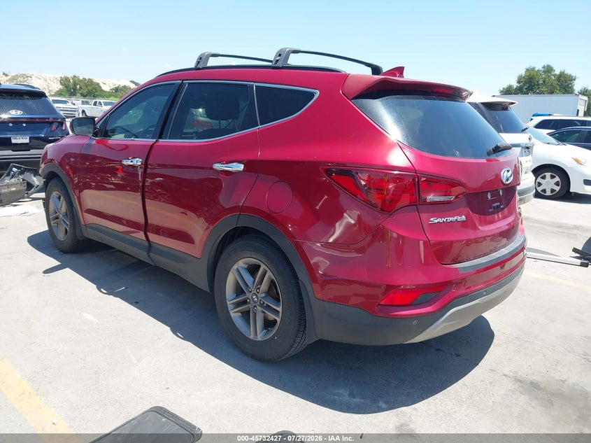 Vin: 5xyzu3lb6hg457976, lot: 46231126, hyundai santa fe sport 2.4l 20173