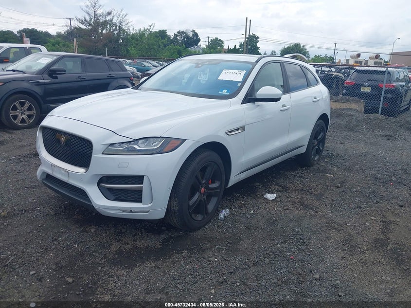 Vin: sadcl2bn3ha095754, lot: 46231133, jaguar f-pace 20d r-sport 20172