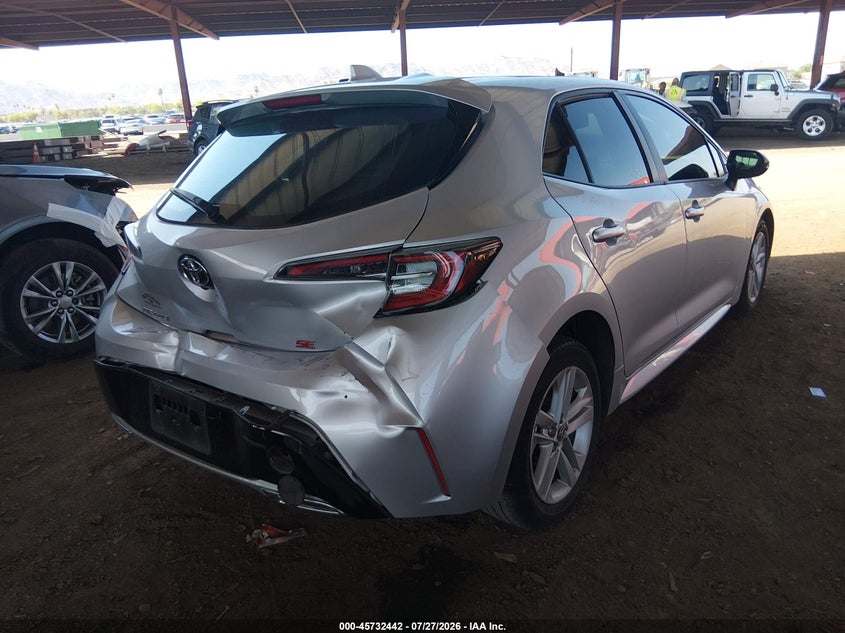 Vin: jtnk4rbe2k3054911, lot: 46231142, toyota corolla se 20194