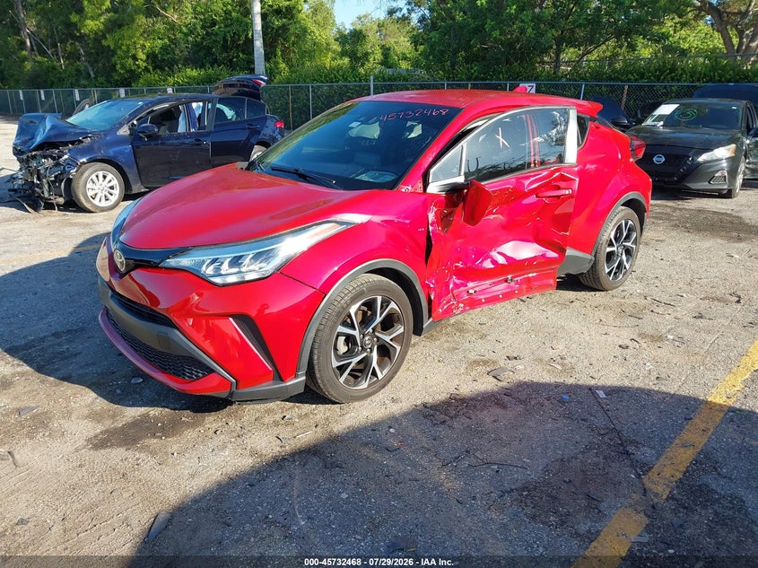 Vin: nmtkhmbx3mr126163, lot: 46231166, toyota c-hr xle 20212