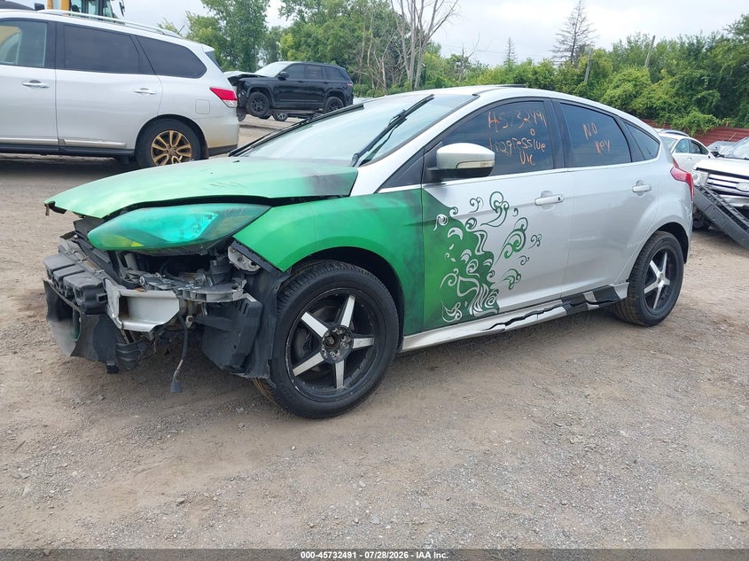 Vin: 1fadp3n27dl295827, lot: 46231190, ford focus titanium 20132