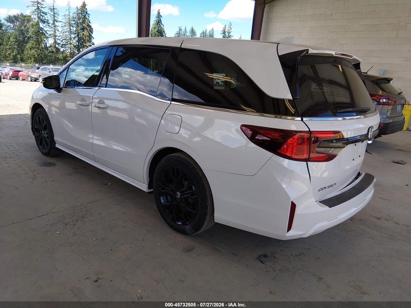 Vin: 5fnrl6h74sb052240, lot: 46231204, honda odyssey sport-l 20253