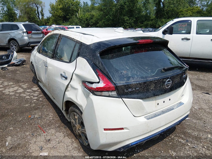 Vin: 1n4az1cp7jc306465, lot: 46231212, nissan leaf sl 20183