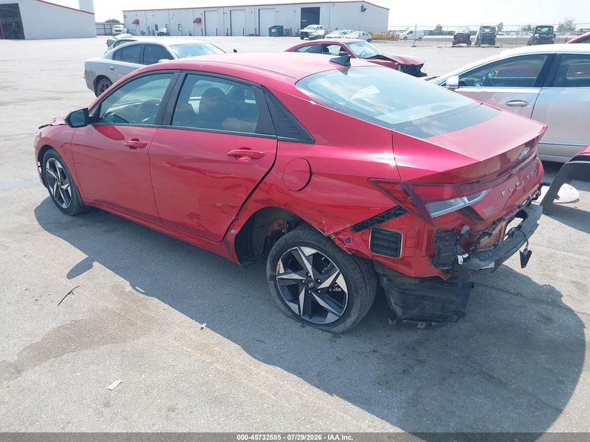 Vin: 5npls4ag2ph099735, lot: 46231284, hyundai elantra sel 20233