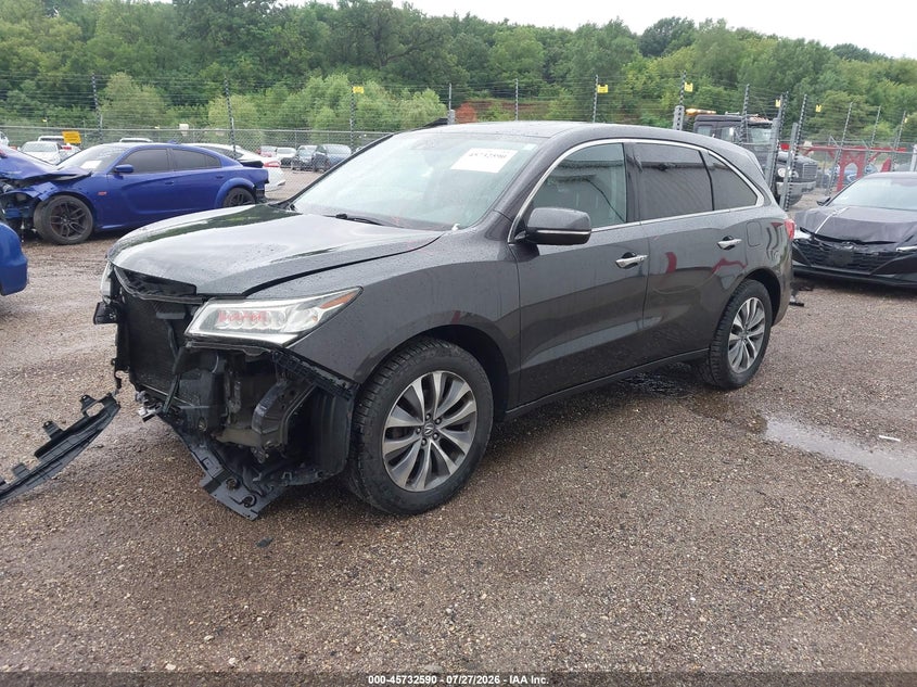 2014 ACURA MDX auction photo 2