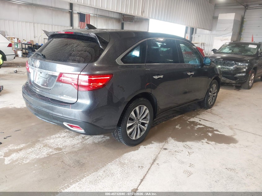 2014 ACURA MDX auction photo 4