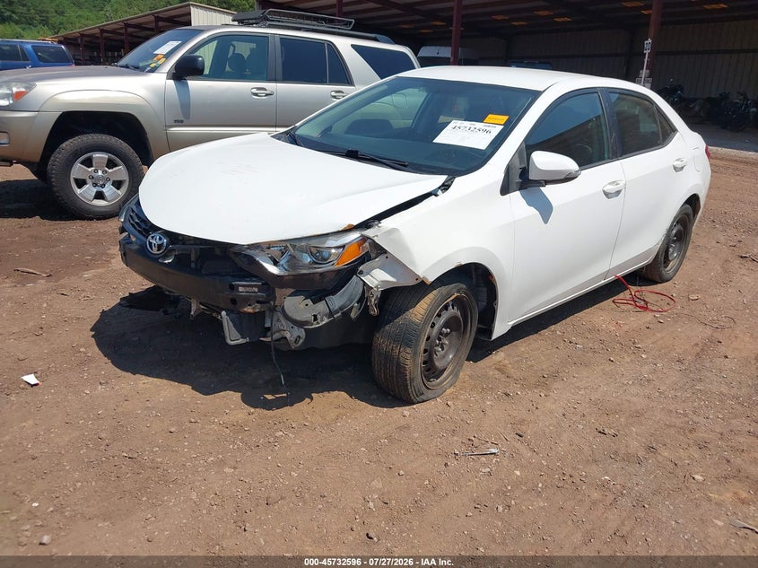 Vin: 2t1burhe7fc415350, lot: 46231295, toyota corolla s 20152