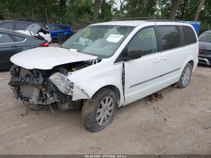 Vin: 2c4rc1bg9fr696645, lot: 46231296, chrysler town & country touring 20152