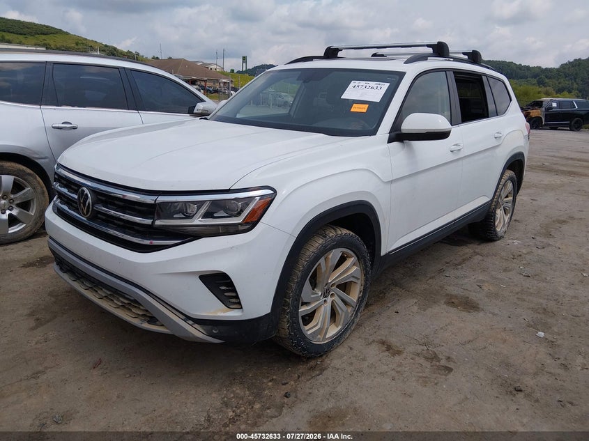 2021 Volkswagen Atlas, Затоплення, IAAI, VIN 1V2KR2CA7MC503686 — фото 2
