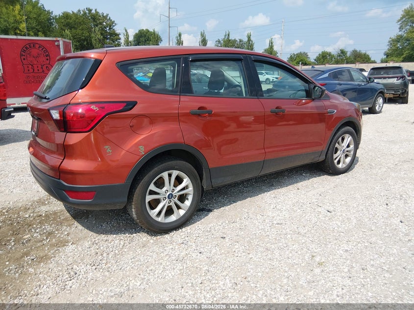 Vin: 1fmcu0f70kub86183, lot: 46231369, ford escape s 20194