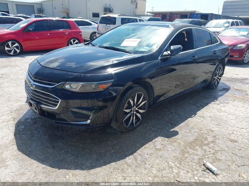 2016 Chevrolet Malibu, Пошкодження двигуна, IAAI, VIN 1G1ZE5ST0GF207615 — фото 2