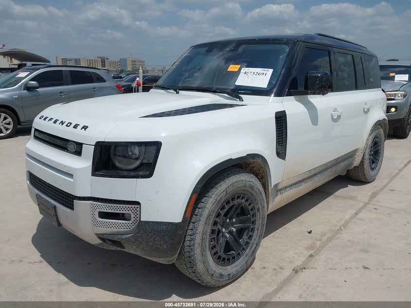Vin: salek7rx3m2044201, lot: 46231390, land rover defender 110 standard 20212
