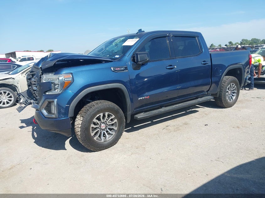 Vin: 1gtp9eel9kz162177, lot: 46231392, gmc sierra 1500 at4 20192