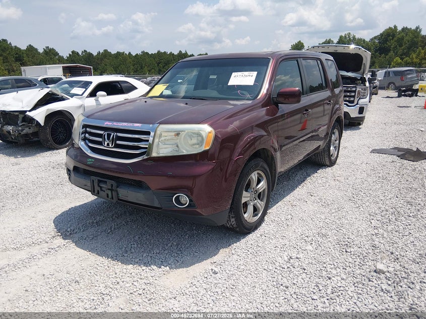 Vin: 5fnyf3h64cb016252, lot: 46231394, honda pilot ex-l 20122