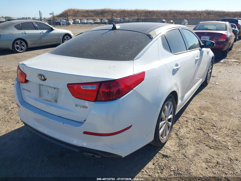 Vin: 5xxgn4a73eg289190, lot: 46231401, kia optima ex 20144
