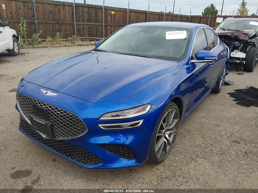 Vin: kmtg54te1pu104418, lot: 46231412, genesis g70 3.3t awd 20232
