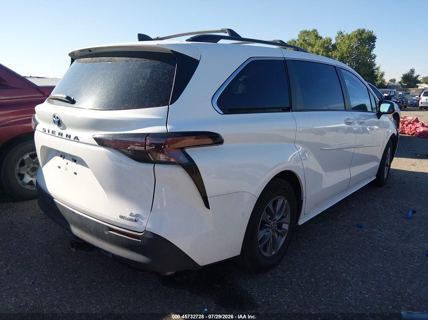 Vin: 5tdkskfc5ps074327, lot: 46231427, toyota sienna le 20234