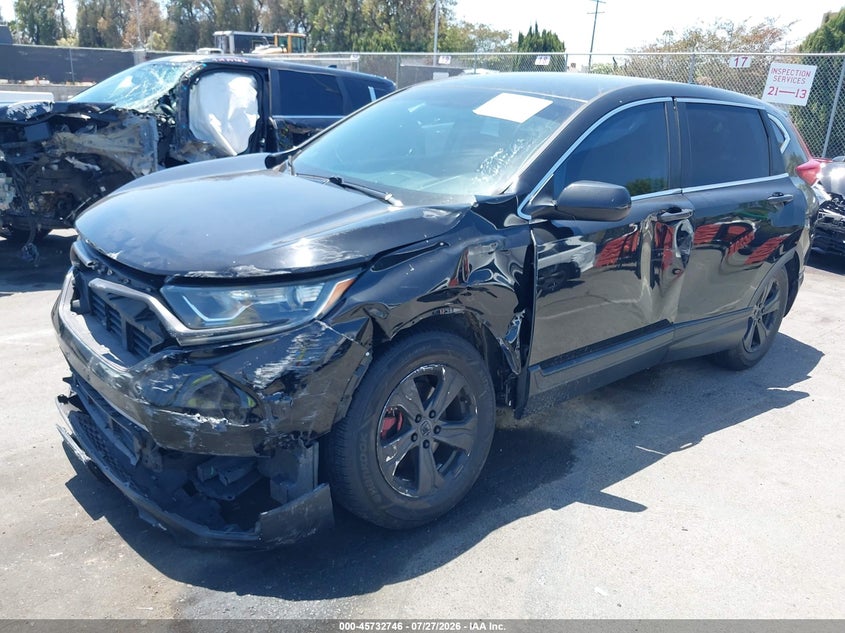 2019 Honda CR-V, Лівий бік, IAAI, VIN 5J6RW5H33KL003195 — фото 2