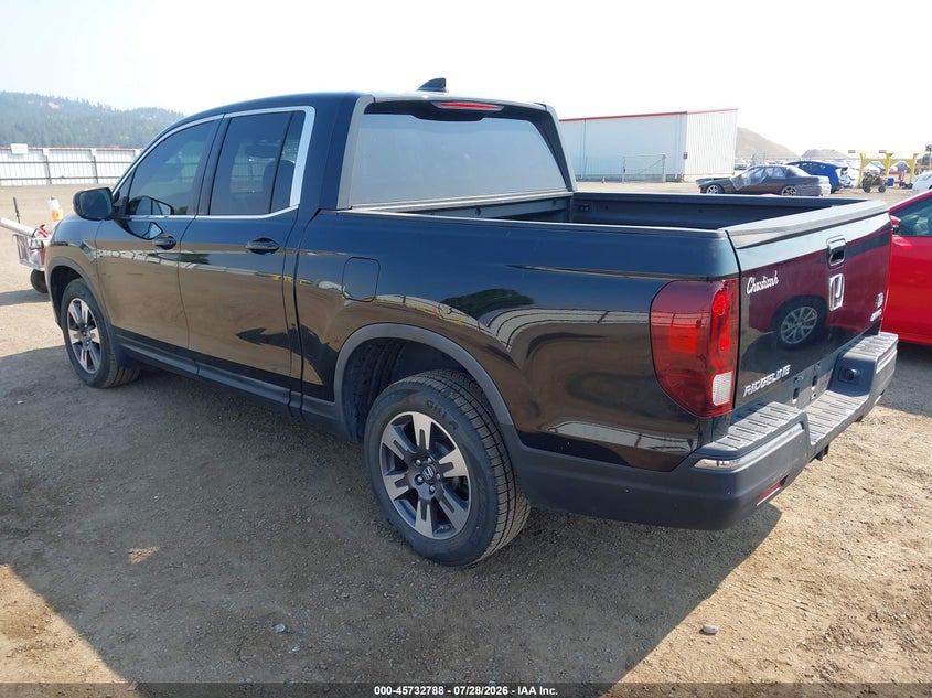 Vin: 5fpyk3f64hb006768, lot: 46231487, honda ridgeline rtl-t 20173