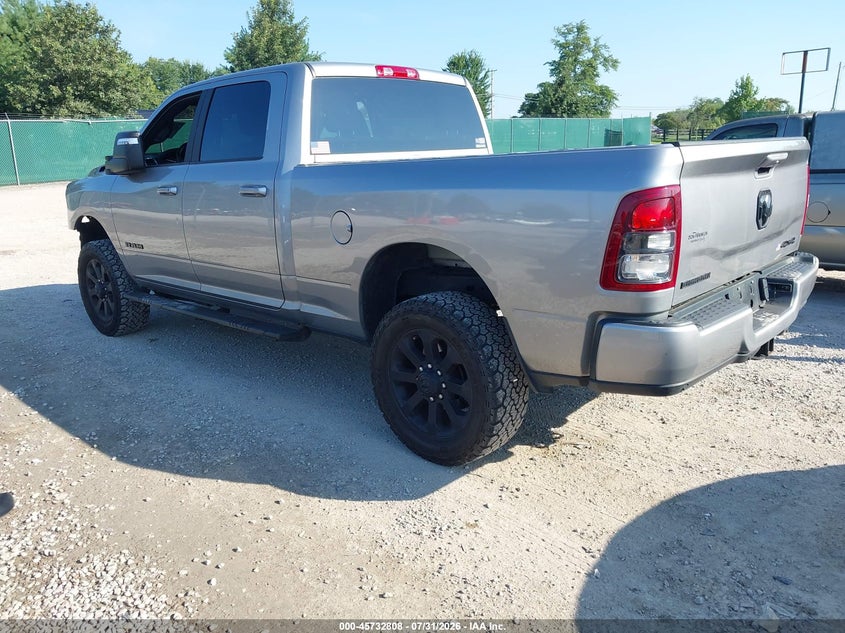 Vin: 3c6ur5dj8pg538725, lot: 46231507, ram 2500 big horn  4x4 6'4 box 20233