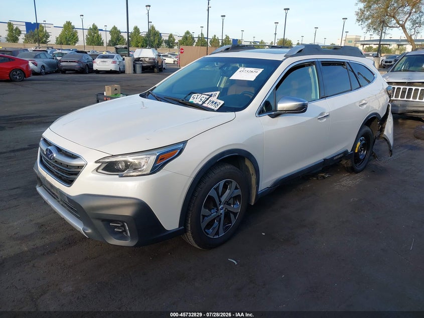 Vin: 4s4btapc2m3225512, lot: 46231528, subaru outback touring 20212
