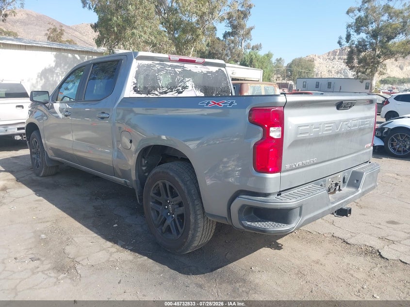 Vin: 1gcudee83pz317262, lot: 46231532, chevrolet silverado 1500 4wd  short bed rst 20233