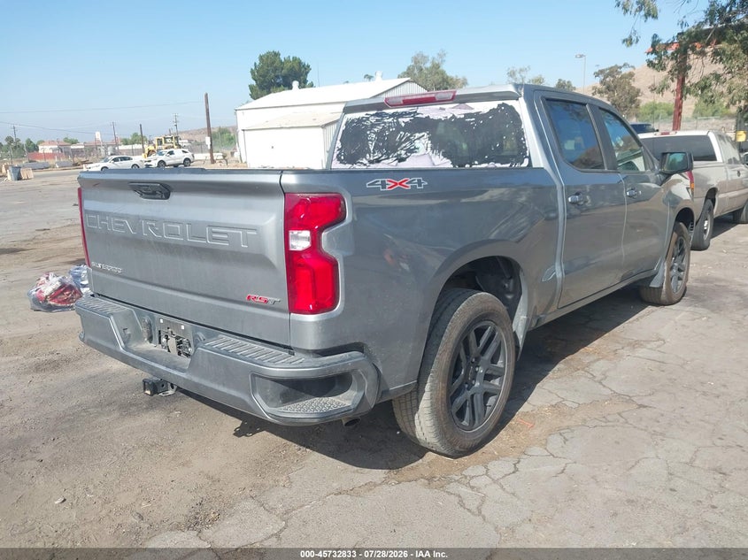 Vin: 1gcudee83pz317262, lot: 46231532, chevrolet silverado 1500 4wd  short bed rst 20234