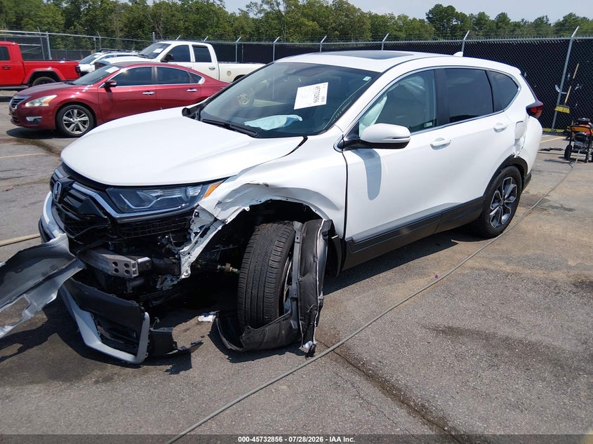 Vin: 2hkrw2h81mh669639, lot: 46231555, honda cr-v awd ex-l 20212