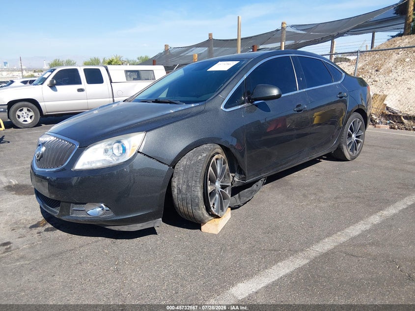 Vin: 1g4pr5sk1h4116002, lot: 46231566, buick verano sport touring 20172