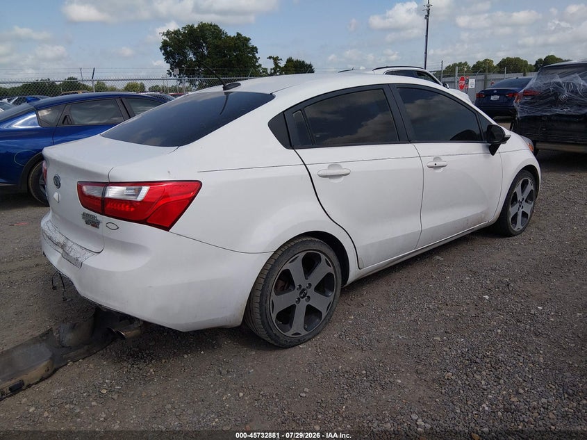 Vin: knadn4a36c6072497, lot: 46231580, kia rio sx 20124