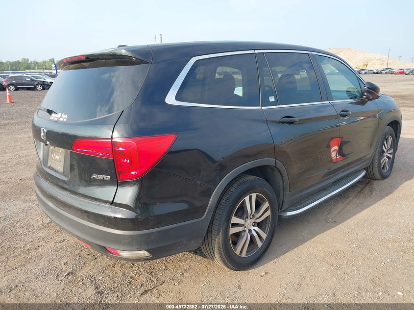 Vin: 5fnyf6h61gb023070, lot: 46231581, honda pilot ex-l 20164