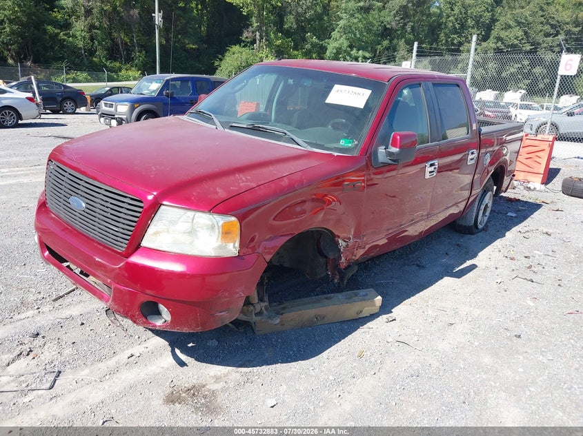 2007 Ford F-150, Лівий бік, IAAI, VIN 1FTPW12V07KD22132 — фото 2