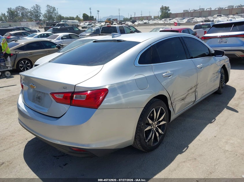 Vin: 1g1ze5st1hf276816, lot: 46231619, chevrolet malibu 1lt 20174