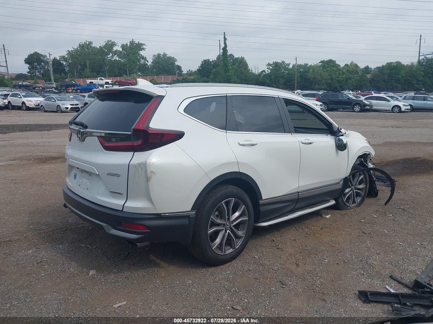Vin: 2hkrw2h92nh639382, lot: 46231621, honda cr-v awd touring 20224