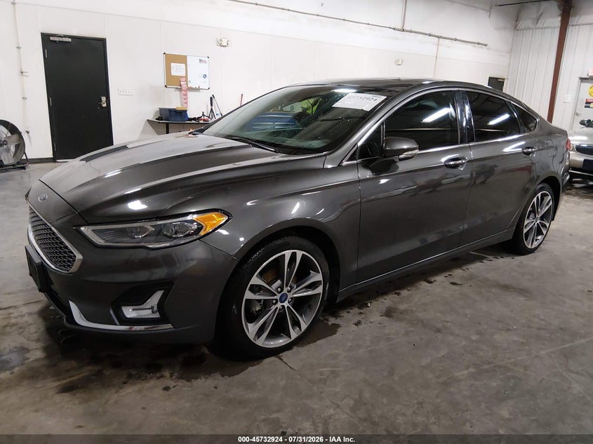 Vin: 3fa6p0d90kr254539, lot: 46231623, ford fusion titanium 20192
