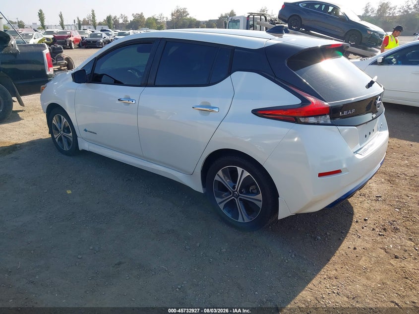 Vin: 1n4bz1cpxkc313304, lot: 46231626, nissan leaf sv plus 20193