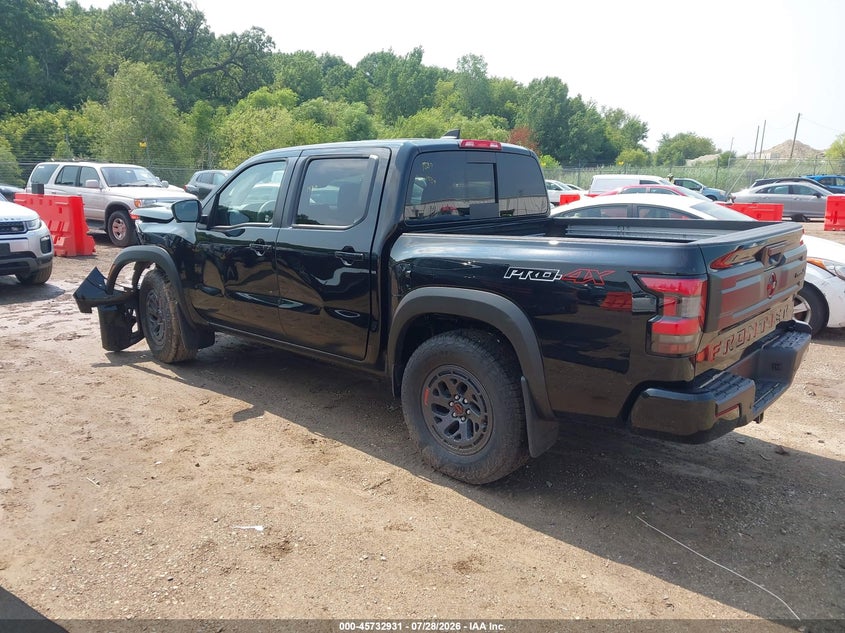 Vin: 1n6ed1ek9tn661539, lot: 46231630, nissan frontier pro-4x 4x4 20263