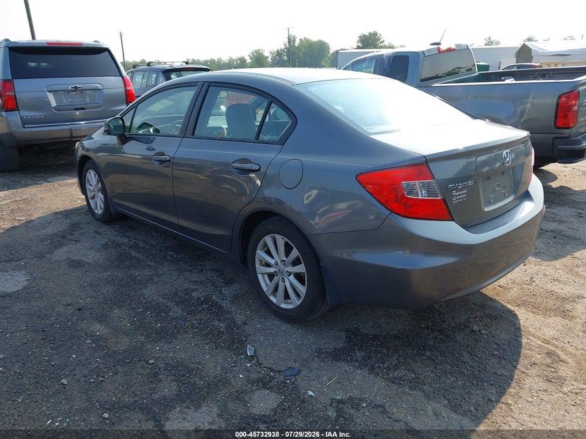 Vin: 19xfb2f85ce089718, lot: 46231637, honda civic ex 20123