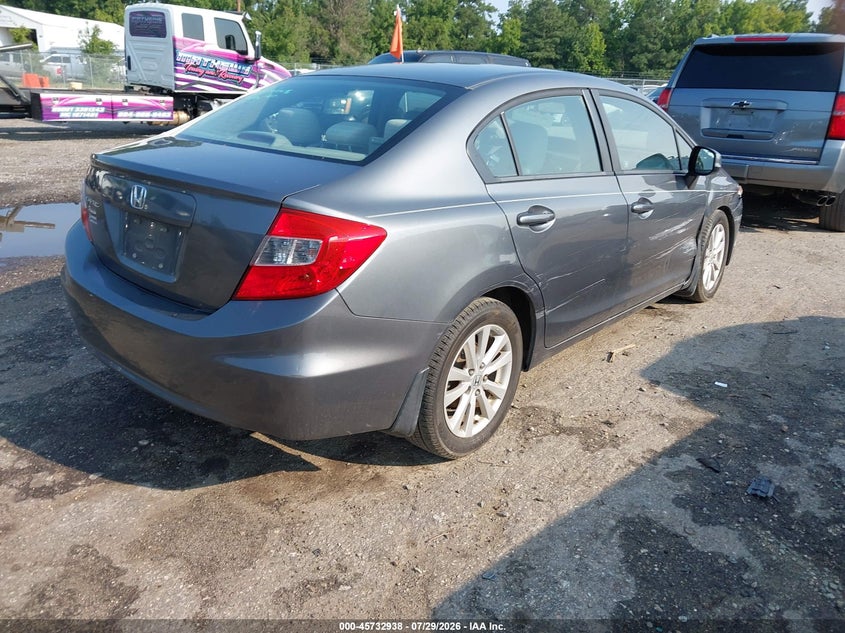 Vin: 19xfb2f85ce089718, lot: 46231637, honda civic ex 20124