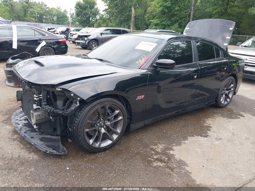 Vin: 2c3cdxgj1ph588882, lot: 46231639, dodge charger scat pack 20232