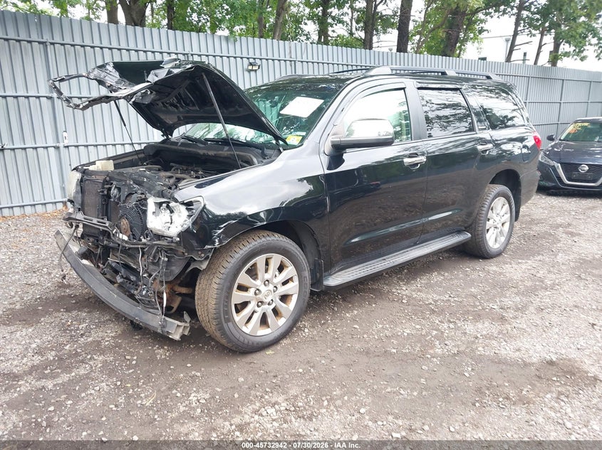 Vin: 5tddy5g18as026219, lot: 46231641, toyota sequoia platinum 20102