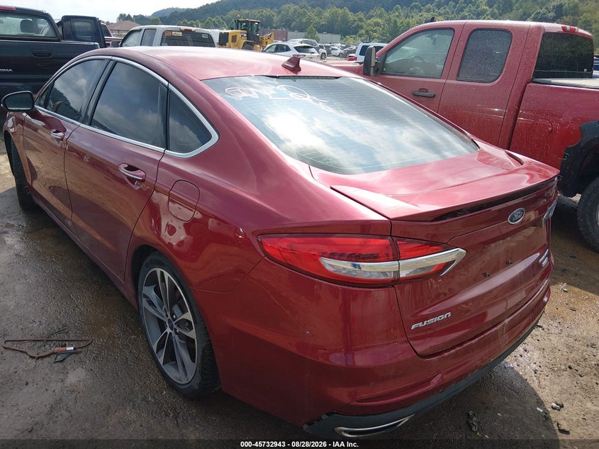 Vin: 3fa6p0d94kr153021, lot: 46231642, ford fusion titanium 20193