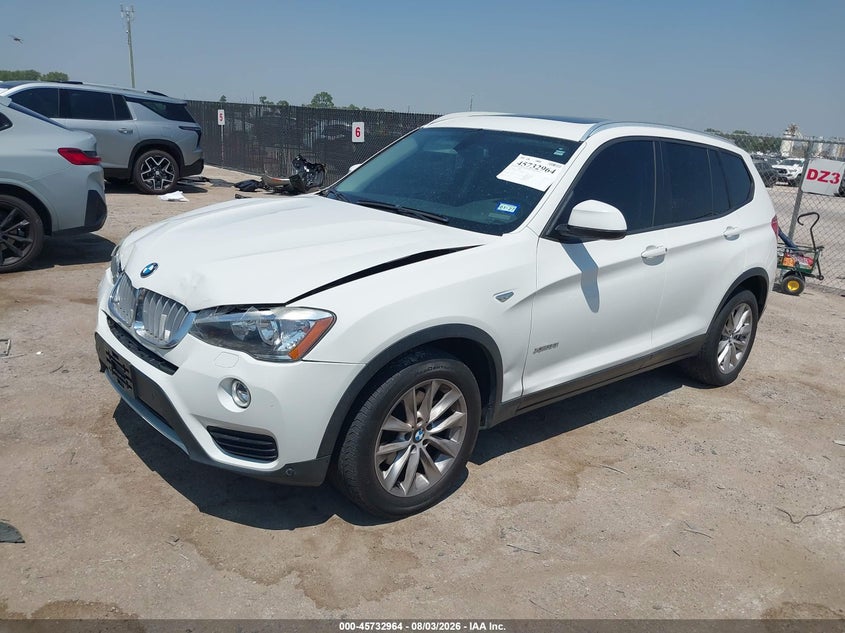 Vin: 5uxwx9c3xh0w77597, lot: 46231663, bmw x3 xdrive28i 20172