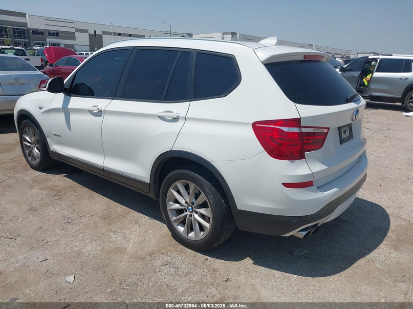 Vin: 5uxwx9c3xh0w77597, lot: 46231663, bmw x3 xdrive28i 20173