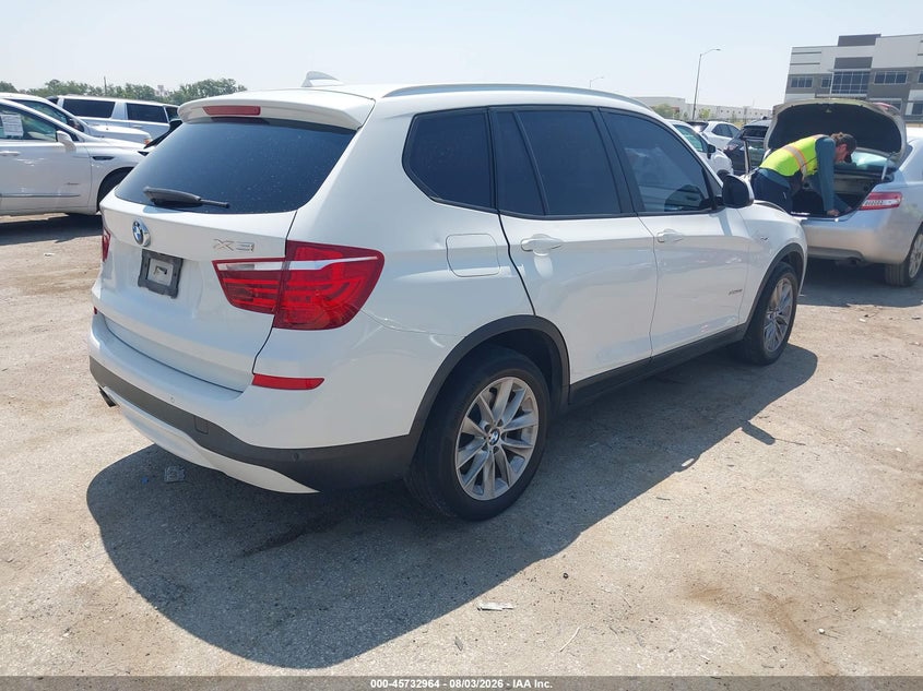 Vin: 5uxwx9c3xh0w77597, lot: 46231663, bmw x3 xdrive28i 20174