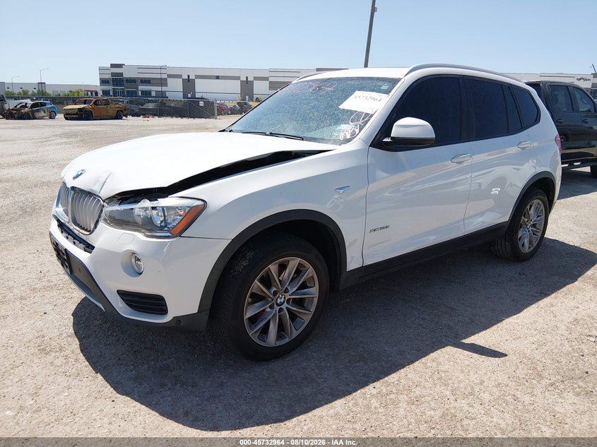 Vin: 5uxwx9c3xh0w77597, lot: 46231663, bmw x3 xdrive28i 20172