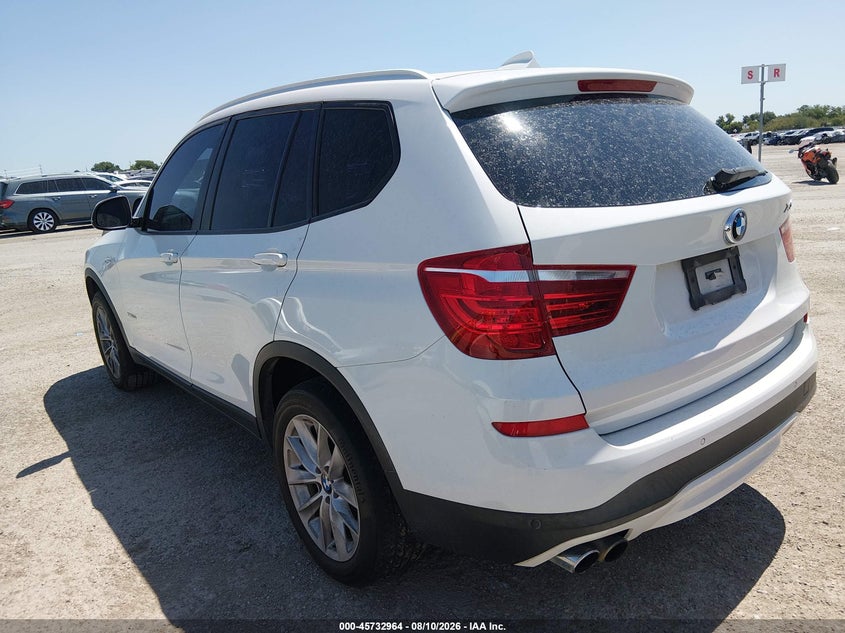 Vin: 5uxwx9c3xh0w77597, lot: 46231663, bmw x3 xdrive28i 20173