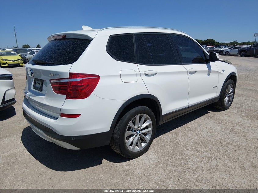 Vin: 5uxwx9c3xh0w77597, lot: 46231663, bmw x3 xdrive28i 20174
